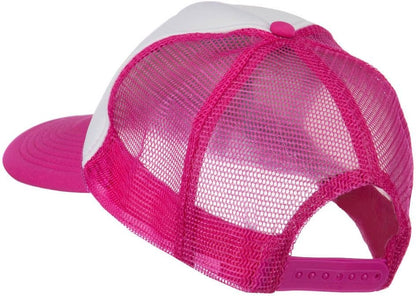 Smile Face Embroidered Foam Mesh Back Cap