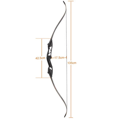 Toparchery Archery Bow 56Inch 30-50Lbs Outdoor Shooting Recurve Bow for Right-Handed Powerful Take-Down Hunting Bow with Bow Bag