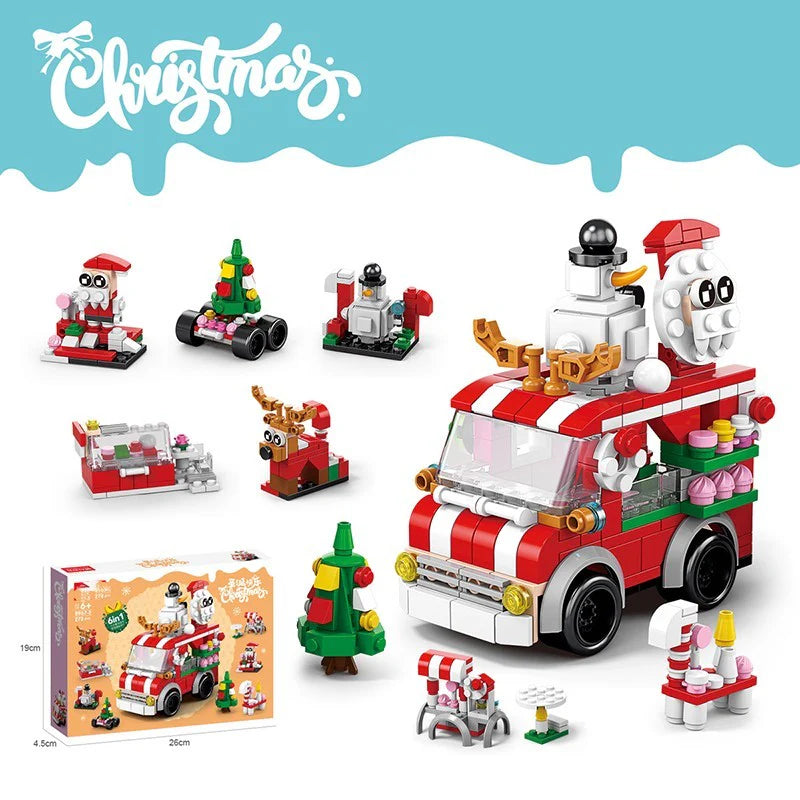 Holiday Present Kids Construction Brick Set